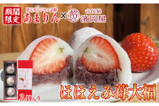 【期間限定】あまりんいちご大福　3個　【11218-0919】
