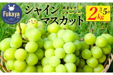〈先行予約〉シャインマスカット　2kg　【11218-0923】