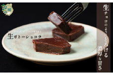 【YUI WORK】 生ガトーショコラ  1本(300g)｜埼玉県 草加市 チョコ ケーキ デザート  スイーツ ガトーショコラ きふと 思いやり型返礼品 福祉 福祉施設 チョコ お菓子 プレゼント おうちカフェ カフェ ガトーショコラ おいしい 生ガトーショコラ 冷蔵