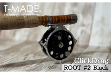 T-MADE ROOT#2 リール ブラック 釣り リール フィッシング 渓流釣り | 埼玉県 草加市 釣り 釣り道具 釣り用品 魚 リール 手作り 職人 工芸品 フライフィッシング 魚釣り 趣味 海 便利 オリジナル デザイン シンプル 使いやすい 人気