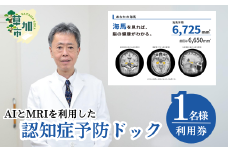 AIとMRIを利用した認知症予防ドック | MRI 脳ドック 認知症予防 日帰り 健康診断 検診 埼玉県 草加市