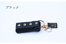 【ブラック】ユニケース ｜ 革小物 革 黒 ブラック 灰色 グレー 手づくり ユニソレ おしゃれ 小物 革製品 プレゼント ギフト 贈り物 草加レザー 草加 獨協大学 大学生 草加市 埼玉県