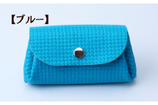 【ブルー】UNISOLE マルチケース ｜ 革小物 革 学生ブランド 手づくり ユニソレ おしゃれ 小物 革製品 プレゼント ギフト 贈り物 草加レザー 草加 獨協大学 大学生 草加市 埼玉県