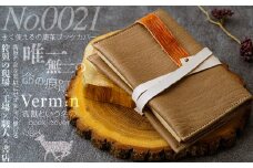 ～害獣という名のブックカバー～ serial number 0021 | ペレカスブック Vermin ブックカバー 害獣という名のブックカバー バーミン ヴァ―ミン 鹿 革製品 革小物 1点物 限定品 エシカル ギフト プレゼント 草加市 埼玉県