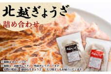 No.007 北越ぎょうざ詰め合わせ（中） ／ 餃子 ギョウザ ギョーザ 北越ぎょうざ 男前ぎょうざ 越谷ねぎぎょうざ えび餃子 中華惣菜 セット 旨み 肉汁 埼玉県