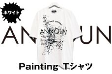 No.059 ［ANNOUN］Painting Ｔシャツ ホワイト