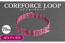 No.112-03 コアフォースループ　AFモデル　SUS　70cm ／ COREFORCE アクセサリー コアフォースパウダー 特殊技術 健やか 埼玉県 