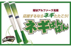 No.125 【越谷アルファーズ】ネギばんばん ／ スポーツ バスケットボール プロバスケットボールチーム 応援アイテム 埼玉県