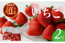 No.146 ☆お母さん応援☆ レシピ付き 大容量 冷凍いちご 2kg 冷凍 いちご ／ イチゴ 苺 フローズン フルーツ 果物 デザート おやつ 埼玉県