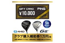 ＜PING＞(ピンゴルフ)ゴルフクラブ購入補助券(50,000円分)_ゴルフクラブ ゴルフ アイアン ドライバー ウェッジ ピンゴルフ PING G430 購入補助券 人気 送料無料 ギフト 贈答 プレゼント【1535108】