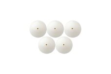 ＜ジャグリング＞ナランハ ロシアンボール サイレントライト 65mm 白 5個セット【1595719】