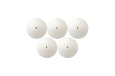 ＜ジャグリング＞ナランハ ロシアンボール サイレントライト 75mm 白 5個セット【1595725】