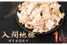 入間地豚　ボイル白モツ　1kg【1392106】