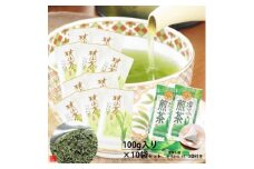 狭山茶産地からお届け　心和む香りの強火仕上げ深蒸し茶100g×10袋セット+TB2袋【1432619】