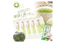 深蒸し茶100g×5袋+TB1袋　狭山茶産地からお届け　心和む香りの強火仕上げ【1517900】