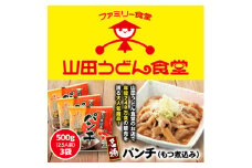 山田うどん名物 パンチ(もつ煮込み)500g×3袋【1590893】
