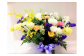 お供えフラワーアレンジメント定期便は12ヵ月連続でお送りします。写真は和洋花です。※写真はイメージです。