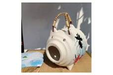 蚊取り豚　金魚柄
