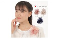 [№5720-7118]0226コサージュ　ネイビー