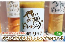 [№5720-0240]連日売り切れの人気商品！やさいがすすむドレッシング　リッチ　4本