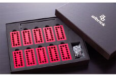 [№5720-0138]町工場職人がつくる、アルミ製ブロック10ピースセット