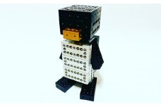[№5720-0140]町工場職人がつくるアルミ製ブロック【ペンギンモデル組立てセット】
