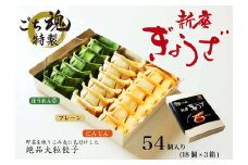 【ごち魂】の特製３色「新座ぎょうざ」