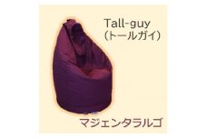 1人掛け屋内外兼用ビーズソファ Tall-guy(トールガイ)　マジェンタラルゴ【1356152】