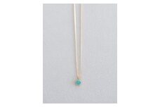 ネックレス K10 七宝 ターコイズ | ゴールド ネックレス ゴールドネックレス necklace 緑 ポイントネックレス アクセサリー 七宝 七宝焼き K10 10金  K24 24金 ジュエリー 上品 レディース 装飾 クリスマス 入学祝い 結婚記念日 記念日 お祝い 誕生日 ギフト 作家 作品 手づくり Kenichi Kondo 埼玉県 北本市