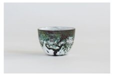 酒器 円 七宝 和食器 石戸蒲ザクラ100周年記念 | 七宝 七宝焼き ぐい呑 酒器 食器 シンプル コップ 和風 モダン 器 和食器 装飾 陶器 クリスマス 入学祝い 結婚記念日 記念日 お祝い 誕生日 ギフト 作家 作品 手づくり Kenichi Kondo 埼玉県 北本市