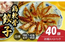 鶏軟骨餃子20個×2箱 餃子 40個 人気店の旨味あふれる冷凍餃子 | 大容量 ギョウザ 冷凍餃子 ギョーザ 冷凍ギョウザ 冷凍 冷凍ぎょうざ ぎょうざ ぎょーざ おいしい 手軽 食べ比べ 美味しい おつまみ 国産野菜 中華 簡単調理 惣菜 北本フーズ 埼玉県 北本市
