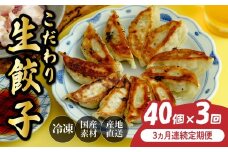 定期便 全3回 餃子 毎月40個 人気店の旨味あふれる冷凍餃子 | 大容量 ギョウザ 冷凍餃子 ギョーザ 冷凍ギョウザ 冷凍 冷凍ぎょうざ ぎょうざ ぎょーざ おいしい 手軽 食べ比べ 美味しい おつまみ 国産野菜 中華 簡単調理 惣菜 北本フーズ 埼玉県 北本市