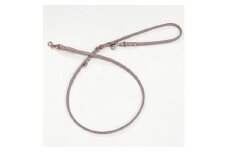丸めリード＜Mサイズ＞ローズグレージュ ゴールド金具(本革製) kazama premium【1480002】