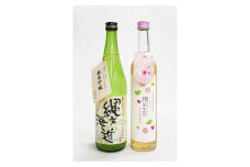 0010-023 富士見市産のお酒セット(縄文海進　720ｍℓ・梅恋花 500ｍℓ）