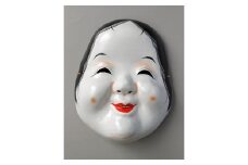 0020-027 子供用　おかめ／小川和紙／お面