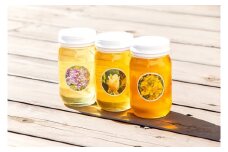 0020-047 国産ハチミツ100%  300g×3本セット（菜の花・ヘアリーベッチ・ユリ）