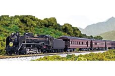 K003-25 【Nゲージ】古めかしいけど最新型。「SLやまぐち号」線路セット
