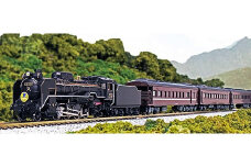 K003-25 【Nゲージ】古めかしいけど最新型。「SLやまぐち号」線路セット