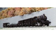 H017-25 【Nゲージ】ローカル線をトコトコ走る。C12＋貨物列車（動力付き）