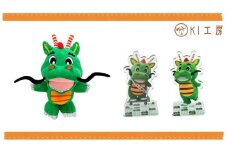 B008-25　つるゴンぬいぐるみ、アクリルスタンドのセット