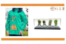 C017-25　つるゴンパーカー、アクリルスタンドのセット（Lサイズ）