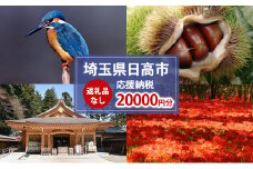 [№5712-0742]【返礼品無し】日高市応援ふるさと納税　20,000円分