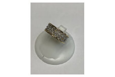 600-001　Pt900・K18YG 透かしリング