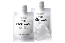 019-005　【BULK HOMME　バルクオム】THE FACE WASH ×2セット＋ネットセット（THE FACEWASH×2、THE BUBBLE NET） 洗顔料 2個セット 泡⽴てネット付き