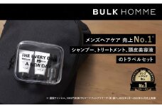011-013　【BULK HOMME　バルクオム】THE TRAVEL SET FOR HAIR CARE（THE SHAMPOO、THE TREATMENT、THE SCALP SERUM） ヘアケアトラベルセット シャンプー トリートメント スカルプセラム 頭皮用美容液