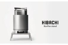 286-001　【二次燃焼の焚火台】HIBACHI（ソロキャンプ用品1 ～ 2 人用）