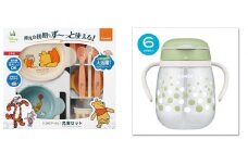 016-005①　【コンビ Combi】くまのプーさん充実セットとラクマグ漏れないストロー（クリームソーダ）