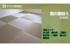 290-001　畳の張り替え【和紙畳】６畳チケット