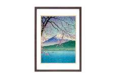 川瀬巴水 日本画 版画 絵画 名画 西伊豆木負 (にしいずきしょう） M 　【11246-0295】