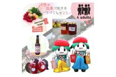 バラのまち伊奈町 2024バラまつり ワイワイ大人4人で楽しむセットtype:B　2024バラまつり1日入場券4名様分付き